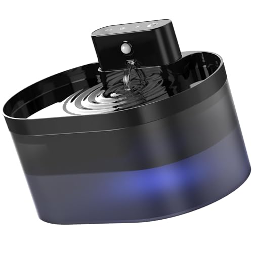 Wiederaufladbare Katzen Wasserbrunnen Batterie 74oz Kapazität Automatischer Haustiertrinkenteilungen Mit Bewegungsdesign Wiederaufladbare Katzen Wasserbrunnen Batterie 74oz Kapazität Automatischer Haustiertrinkenteilungen Mit Bewegungsdesign von Sbshiouu