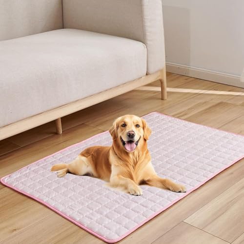 Kühlmatte für Hunde Katzen, Hund Kühlmatte Katze Kühlkissen, Waschbar Rutschfest Haustier Sommer Kühlmatten für Kleine Große Hunde Indoor Kühlmatte für Hunde Katzen, Hund Kühlmatte Katze Kühlkissen, Waschbar Rutschfest Haustier Sommer Kühlmatten für Kleine Große Hunde Indoor von Sbyzm