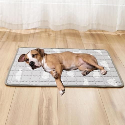 Kühlmatte für Hunde Katzen, Hund Kühlmatte Katze Kühlkissen, Waschbar Rutschfest Haustier Sommer Kühlmatten für Kleine Große Hunde Indoor Kühlmatte für Hunde Katzen, Hund Kühlmatte Katze Kühlkissen, Waschbar Rutschfest Haustier Sommer Kühlmatten für Kleine Große Hunde Indoor von Sbyzm