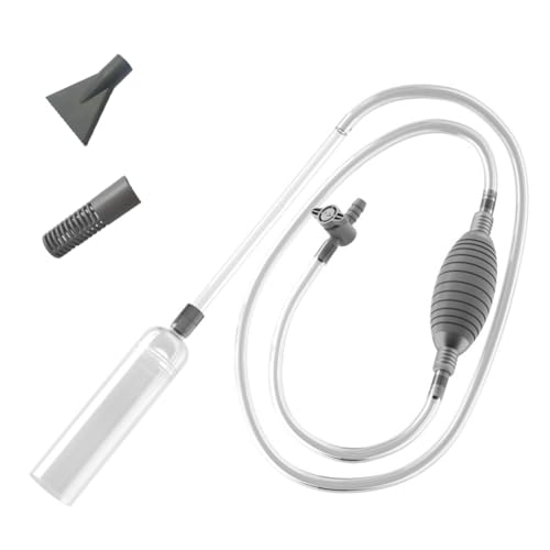 Scalewbin Aquarienwasserwechsler Luft Pumpe Handheld Aquarienkies Reiniger Saugpumpe mit Filterdüse von Scalewbin