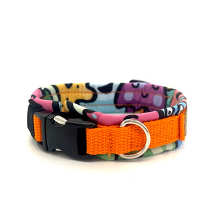 Hunde Halsband Happy Orange - XXS (HU 22-27 cm) / Kunststoff von ScandiPaws