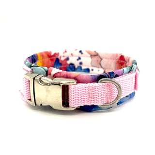 Hunde Halsband Pink Summer - XXS (HU 22-27 cm) von ScandiPaws