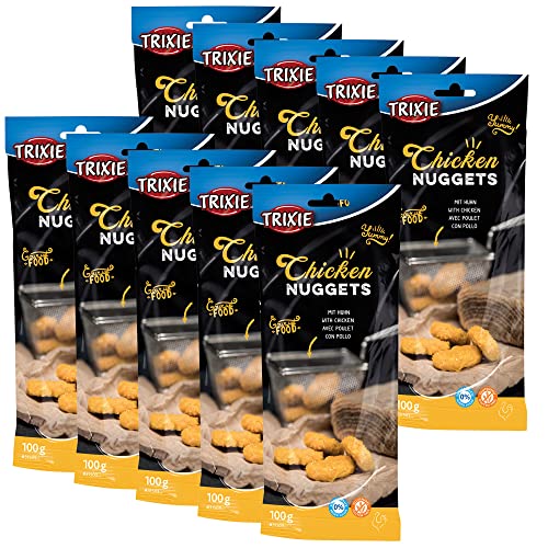 Chicken Nuggets 10 x 100g - mit richtig viel leckerem Hühnchenfleisch - Gourmet Leckerei - glutenfrei Chicken Nuggets 10 x 100g - mit richtig viel leckerem Hühnchenfleisch - Gourmet Leckerei - glutenfrei von Schecker