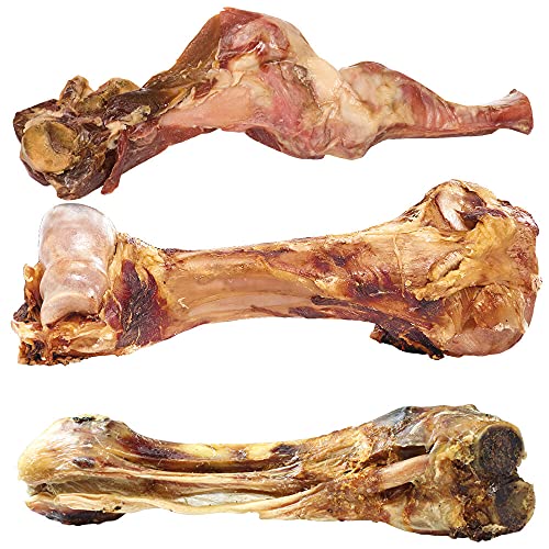 Schecker Hundeknochen - Kauknochen Set - mit 3 unsere 1 x Schwein - 1 x Kalb und einmal Rind - Hundeknochen von Schecker