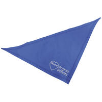 Schecker - Besticktes Halstuch Papa´s Schatz + Name im Herz [65cm - Royalblau] von Schecker