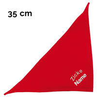 Schecker - Besticktes Halstuch Zicke + Name [35cm - Rot] von Schecker