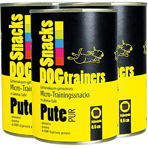 Schecker DOGTRAINERS Pute PUR 3 x 160g getreidefrei glutenfrei als Barf-Ergänzung geeignet 100% Pute Single Protein Schecker DOGTRAINERS Pute PUR 3 x 160g getreidefrei glutenfrei als Barf-Ergänzung geeignet 100% Pute Single Protein von Schecker