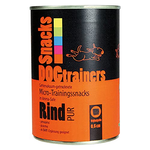 Schecker DOGTRAINERS Rind PUR 1 x 160 g gefriervakuum-getrocknete Micro-Trainingssnacks im Aroma-Safe Schecker DOGTRAINERS Rind PUR 1 x 160 g gefriervakuum-getrocknete Micro-Trainingssnacks im Aroma-Safe von Schecker