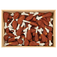 Schecker - Hühnerbein mit Calciumknochen [1kg] von Schecker