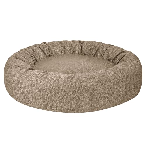 Schecker Hundebett - Bensersiel - Oeko-Tex-zertifizierter Stoff 100 cm braun von Schecker