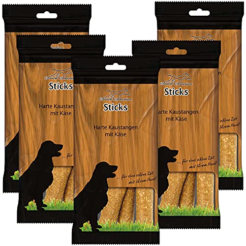 Schecker Hundesnack - Harte Kaustangen - hart - aus einem Reis Kartoffel Teig - Käse - 5 x 200g Schecker Hundesnack - Harte Kaustangen - hart - aus einem Reis Kartoffel Teig - Käse - 5 x 200g von Schecker