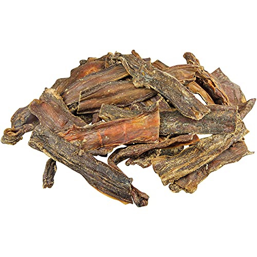 Schecker Hundesnack - Rinder Dörrfleisch - in praktischen Streifen - 1 kg - EIN Langer Kausnack für den Hund. Schecker Hundesnack - Rinder Dörrfleisch - in praktischen Streifen - 1 kg - EIN Langer Kausnack für den Hund. von Schecker