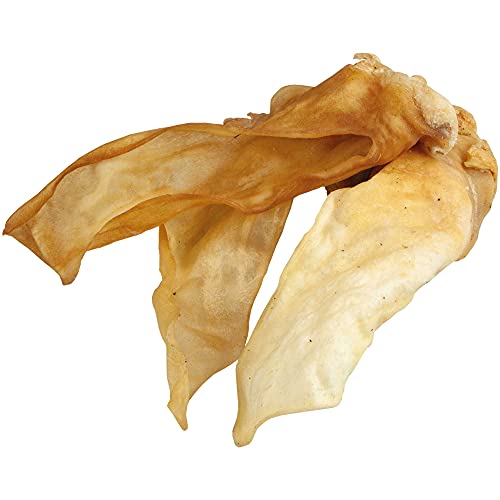 Schecker Hundesnack - getrocknete Lamm Ohren - 250g (35-40 Stück) von Schecker
