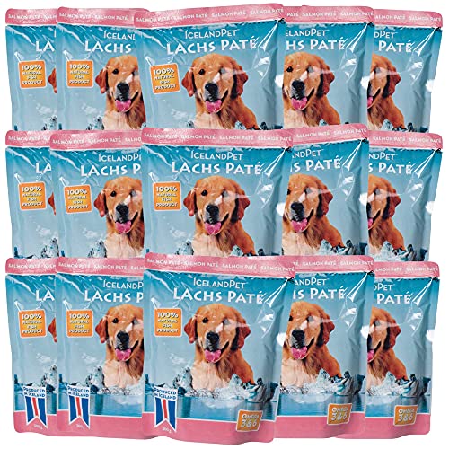 Schecker Nassfutter für Hunde - Iceland 100% Lachs - pur - 15 x 300 g - Exclusiv bei Schecker - getreidefrei von Schecker