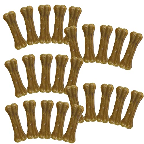 Schecker Hundeknochen - Kauknochen Rinderhaut - 25 Stück á 13cm - ca. 1500g - Hundeknochen von Rind - getreidefrei von Schecker