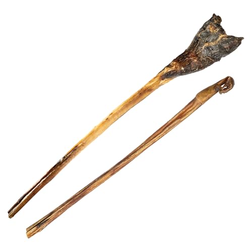 Schecker Kausnack - Ochsenziemer mit Fleischkeule XL - fettarm - zäh, ber Nicht so hart von Schecker