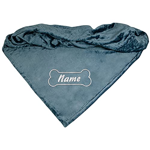 Schecker Mikrofaserdecke Premium 1Stück 150 cm x 95 cm Knochen mit Name Marineblau Schecker Mikrofaserdecke Premium 1Stück 150 cm x 95 cm Knochen mit Name Marineblau von Schecker