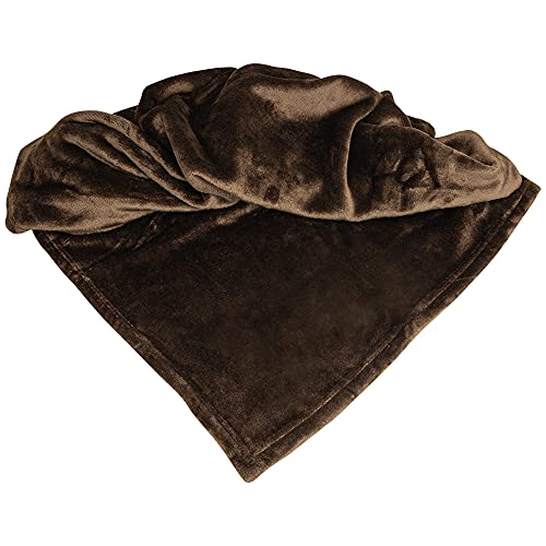 Schecker Mikrofaserdecke Premium 1Stück 150 cm x 95 cm ohne Bestickung braun Schecker Mikrofaserdecke Premium 1Stück 150 cm x 95 cm ohne Bestickung braun von Schecker