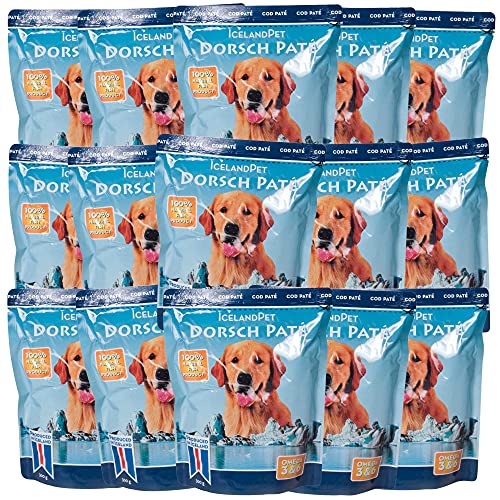 Schecker Nassfutter für Hunde - Iceland Dorsch - pur - Menge - getreidefrei - 15 x 300g allergische Hunde! von Schecker