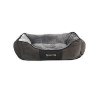 Schecker - SCRUFFS® Chester Box Bett - Graphit - [90 x 70 cm] von Schecker