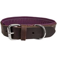 Schecker - Schecker Hunde-Halsband "Moorfeuer", Farbe: braun-violett [40 cm lang x 20 mm breit] von Schecker