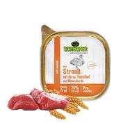 Schecker - Schecker Hundemenü - Strauß mit Hirse, Fenchel und Mineralerde [1 x 200g] von Schecker