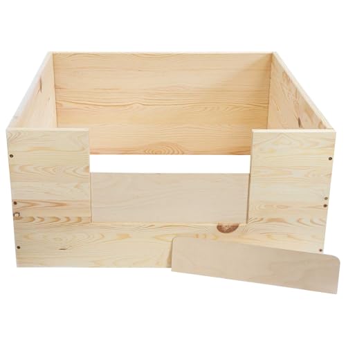 Schecker Welpen - Wurfkiste - Wurfbox - Welpenbox aus hochwertigem Naturholz 80x 80 x 38 cm Schecker Welpen - Wurfkiste - Wurfbox - Welpenbox aus hochwertigem Naturholz 80x 80 x 38 cm von Schecker