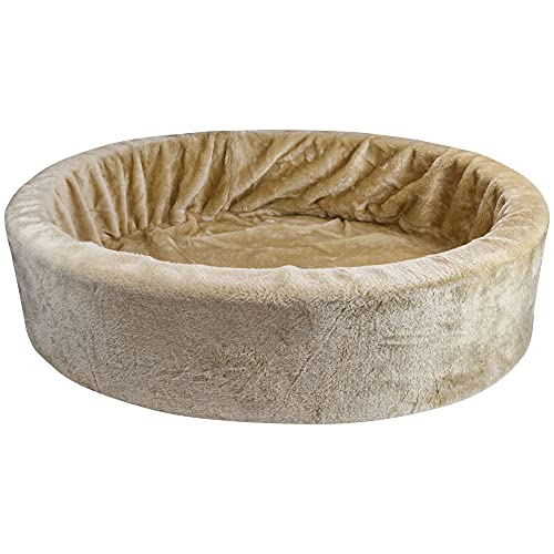Teddy Schaumstoffbett 80 cm Elfenbein-beige die Bezüge sind abnehm- und waschbar Webpelz ist herrlich weich Lieblingskörbchen - über Jahre bewährt und sofort akzeptiert Teddy Schaumstoffbett 80 cm Elfenbein-beige die Bezüge sind abnehm- und waschbar Webpelz ist herrlich weich Lieblingskörbchen - über Jahre bewährt und sofort akzeptiert von Schecker