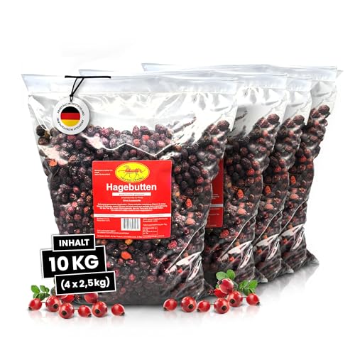 Scheidler horse-direkt Hagebutten getrocknet für Pferde 10kg – Ganze Hagebutte in Spitzenqualität – 100% Natürlicher Vitamin C Booster – Ideales Pferdeleckerli/Zusatzfutter ohne Zuckerzusatz von Scheidler horse-direkt