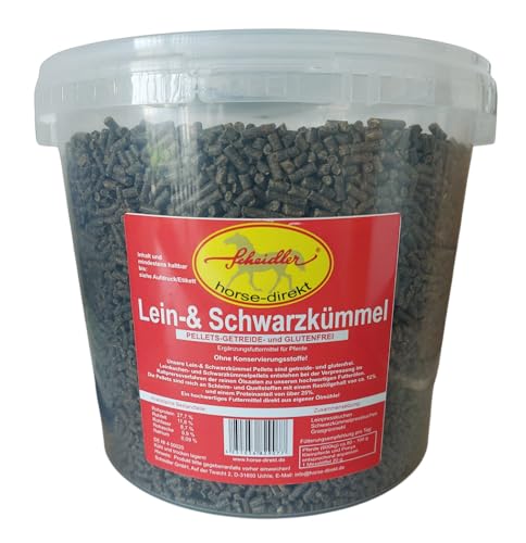 Scheidler horse-direkt Lein- u. Schwarzkümmel Pellets in einem Produkt 3000g Eimer, für Pferde Getreide- und glutenfrei und rein natürlich ohne Zusatzstoffe aus eigener Ölmühle Scheidler horse-direkt Lein- u. Schwarzkümmel Pellets in einem Produkt 3000g Eimer, für Pferde Getreide- und glutenfrei und rein natürlich ohne Zusatzstoffe aus eigener Ölmühle von Scheidler horse-direkt