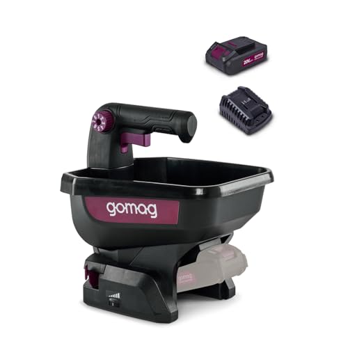 Scheppach Gomag Akku-Handstreuer GO-GSS800 | 5 m Streubreite | Streubehälter 3,5 L | Flächenleistung 800 m² | 8-stufige Streumengen-Regulierung | inkl. 2,Ah Akku & Ladegerät Scheppach Gomag Akku-Handstreuer GO-GSS800 | 5 m Streubreite | Streubehälter 3,5 L | Flächenleistung 800 m² | 8-stufige Streumengen-Regulierung | inkl. 2,Ah Akku & Ladegerät von Scheppach