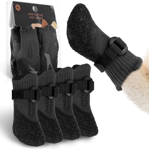 Scheppend Hundesocken gegen Lecken von Pfoten, Hundesocken für Hartholzböden, rutschfest, für den Innenbereich, Sunmer Hundepfotenschutz für Hunde, Hot Pavement, Größe M Scheppend Hundesocken gegen Lecken von Pfoten, Hundesocken für Hartholzböden, rutschfest, für den Innenbereich, Sunmer Hundepfotenschutz für Hunde, Hot Pavement, Größe M von Scheppend