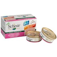 Schesir 24x50g Hühnerfilet mit Schinken, in Gelee von Schesir