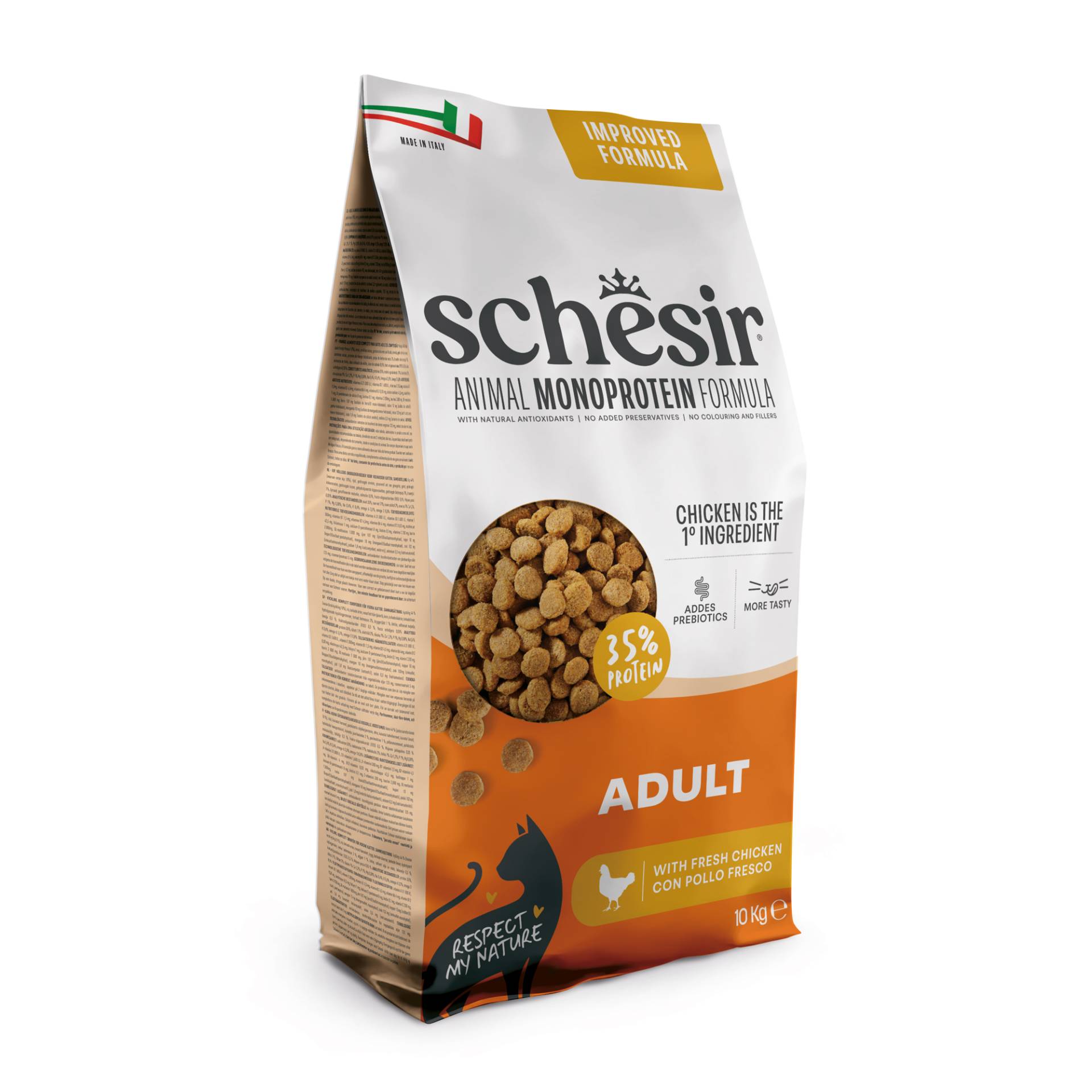 Schesir Adult Monoprotein mit Huhn - Sparpaket: 2 x 10 kg von Schesir