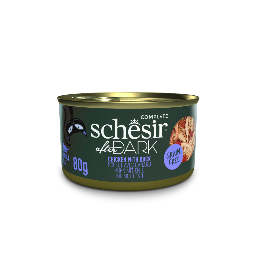 Schesir After Dark 12 x 80 g - Huhn & Ente Schesir After Dark 12 x 80 g - Huhn & Ente von Schesir