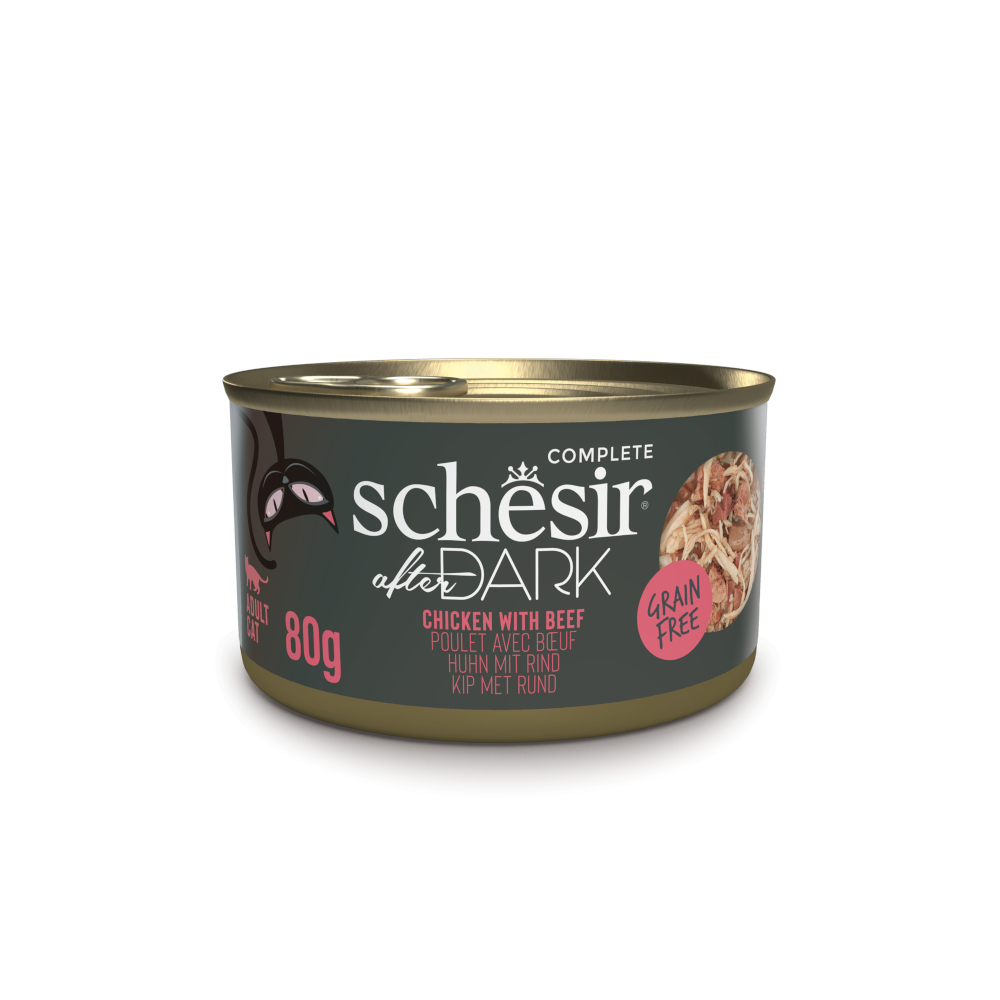Schesir After Dark 12 x 80 g - Huhn & Rind Schesir After Dark 12 x 80 g - Huhn & Rind von Schesir