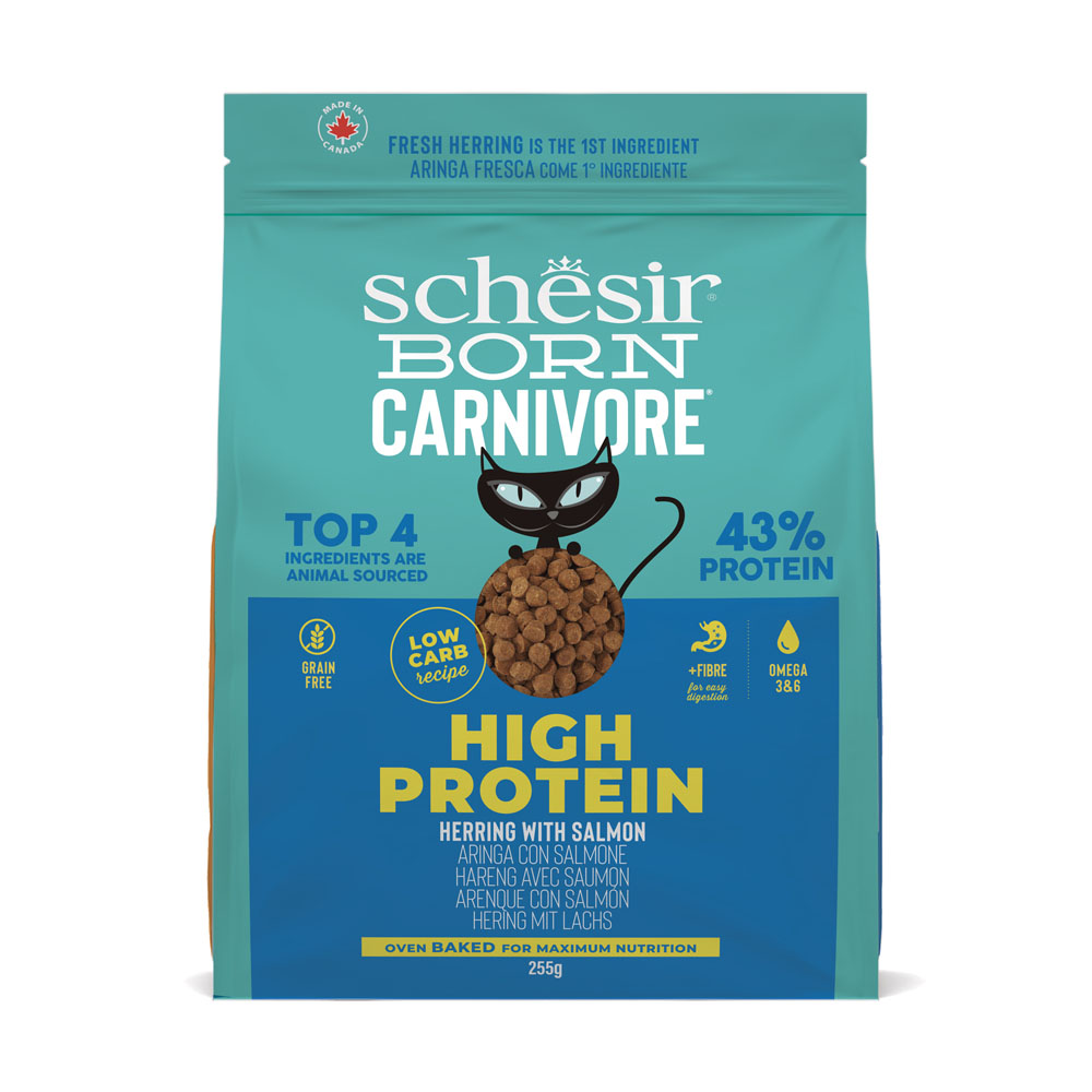 Schesir Born Carnivore High Protein Hering mit Lachs - Sparpaket: 4 x 255 g Schesir Born Carnivore High Protein Hering mit Lachs - Sparpaket: 4 x 255 g von Schesir