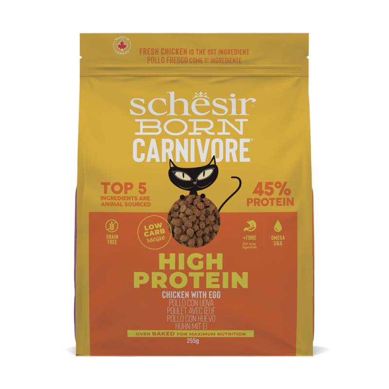Schesir Born Carnivore High Protein Huhn mit Ei - Sparpaket: 2 x 255 g von Schesir