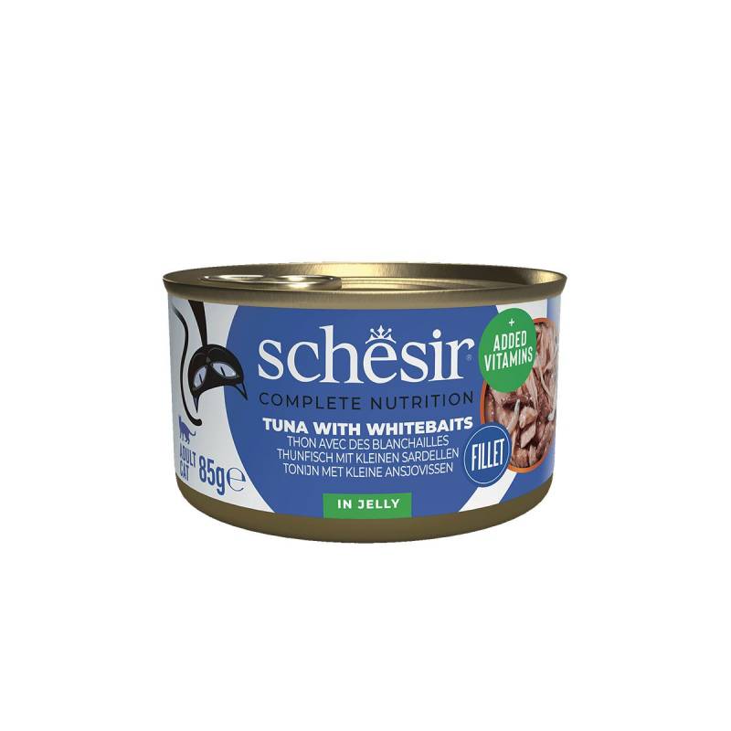 Schesir Cat Complete Thunfisch mit Sardellen in Jelly 12x85 g von Schesir