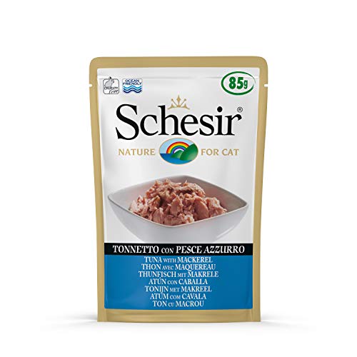 Schesir Cat Jelly Thunfisch mit Makrele, Katzenfutter nass in Gelee, 20 Beutel x 85 g Schesir Cat Jelly Thunfisch mit Makrele, Katzenfutter nass in Gelee, 20 Beutel x 85 g von Schesir