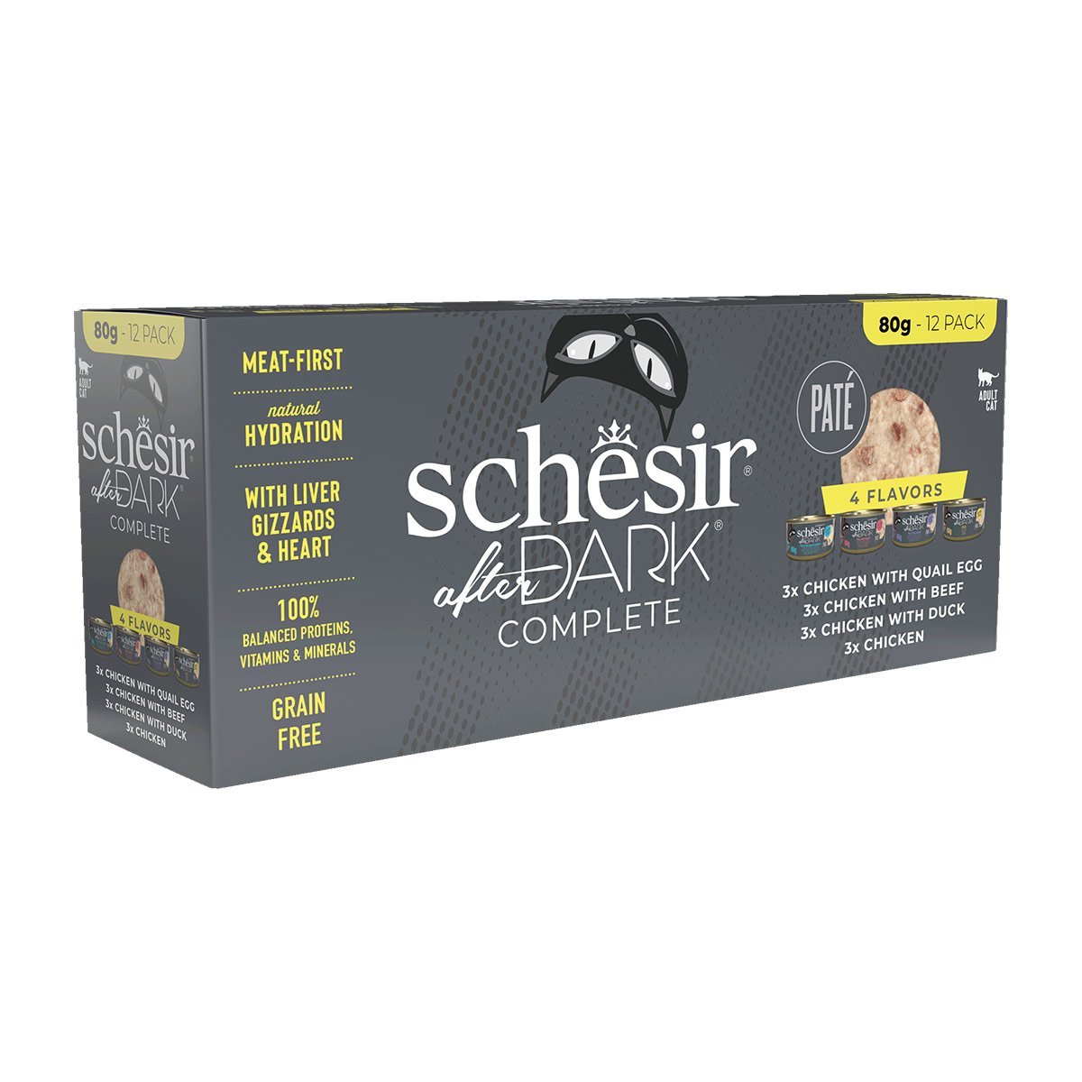 Schesir Cat Mixpaket Pastete 12 x 80 g Schesir Cat Mixpaket Pastete 12 x 80 g von Schesir