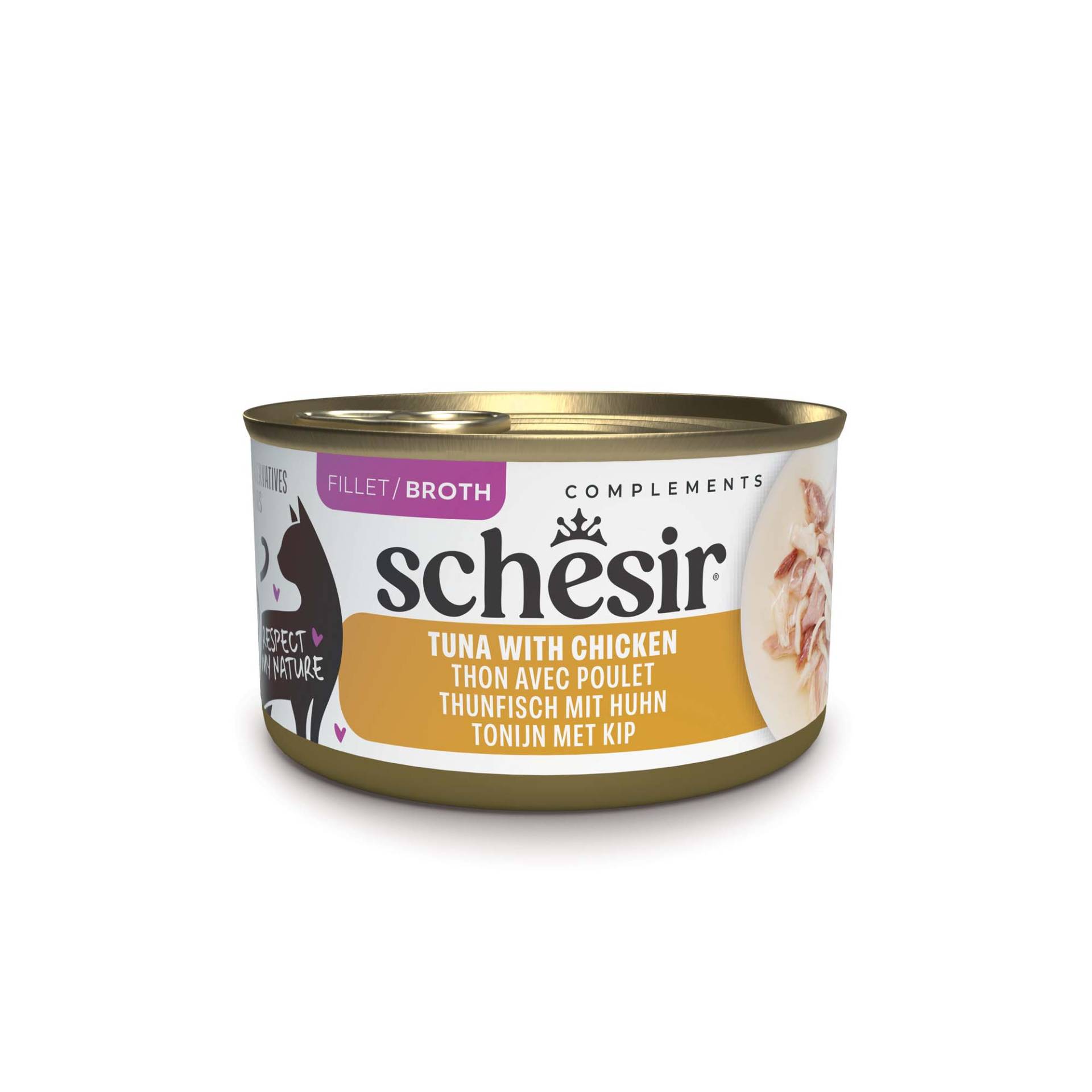 Schesir Complements in Brühe 12 x 70 g - Thunfisch mit Huhn Schesir Complements in Brühe 12 x 70 g - Thunfisch mit Huhn von Schesir