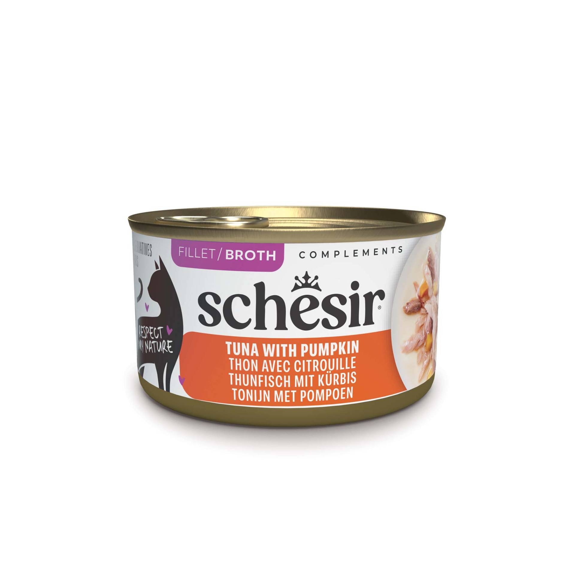 Schesir Complements in Brühe 12 x 70 g - Thunfisch mit Kürbis Schesir Complements in Brühe 12 x 70 g - Thunfisch mit Kürbis von Schesir