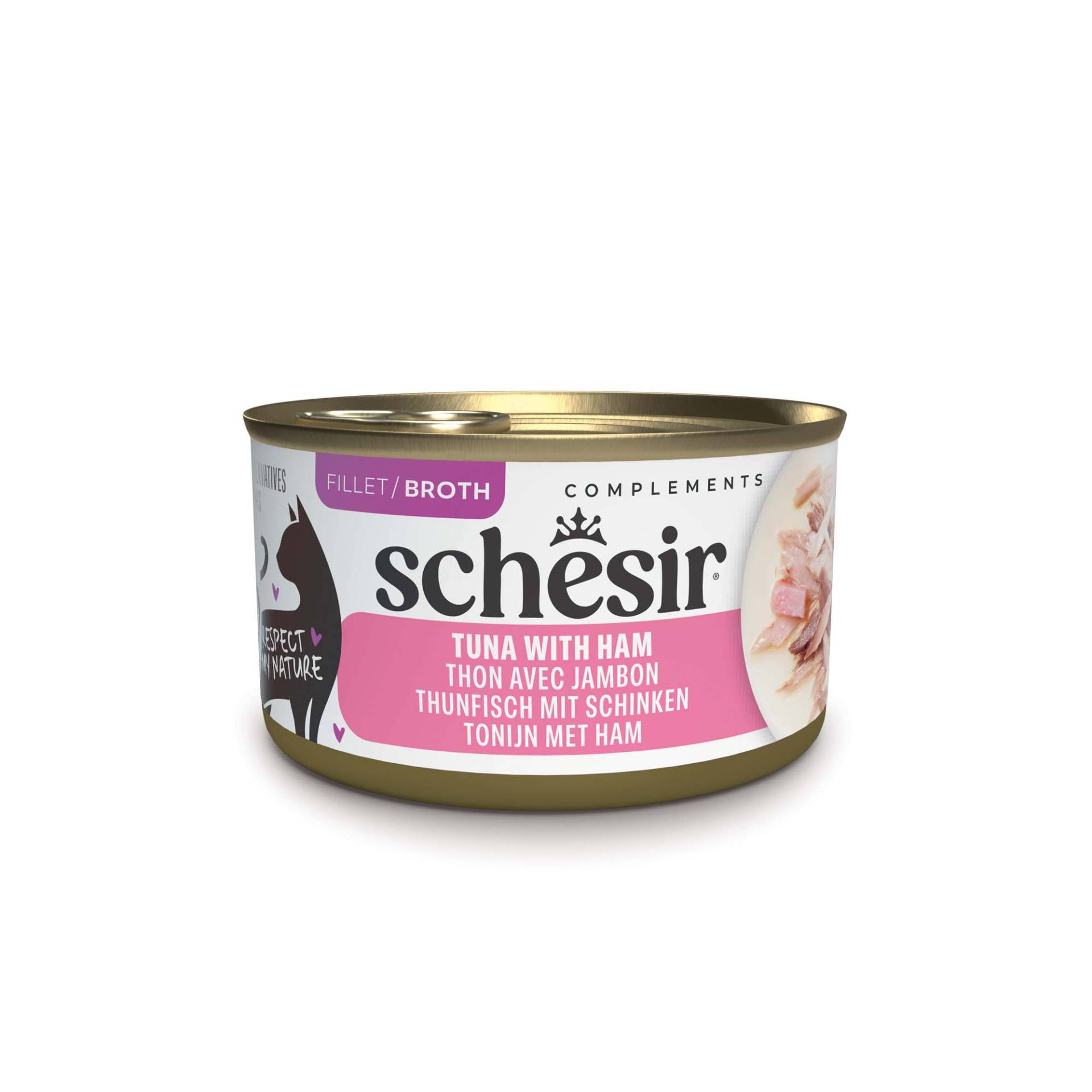 Schesir Complements in Brühe 12 x 70 g - Thunfisch mit Schinken Schesir Complements in Brühe 12 x 70 g - Thunfisch mit Schinken von Schesir