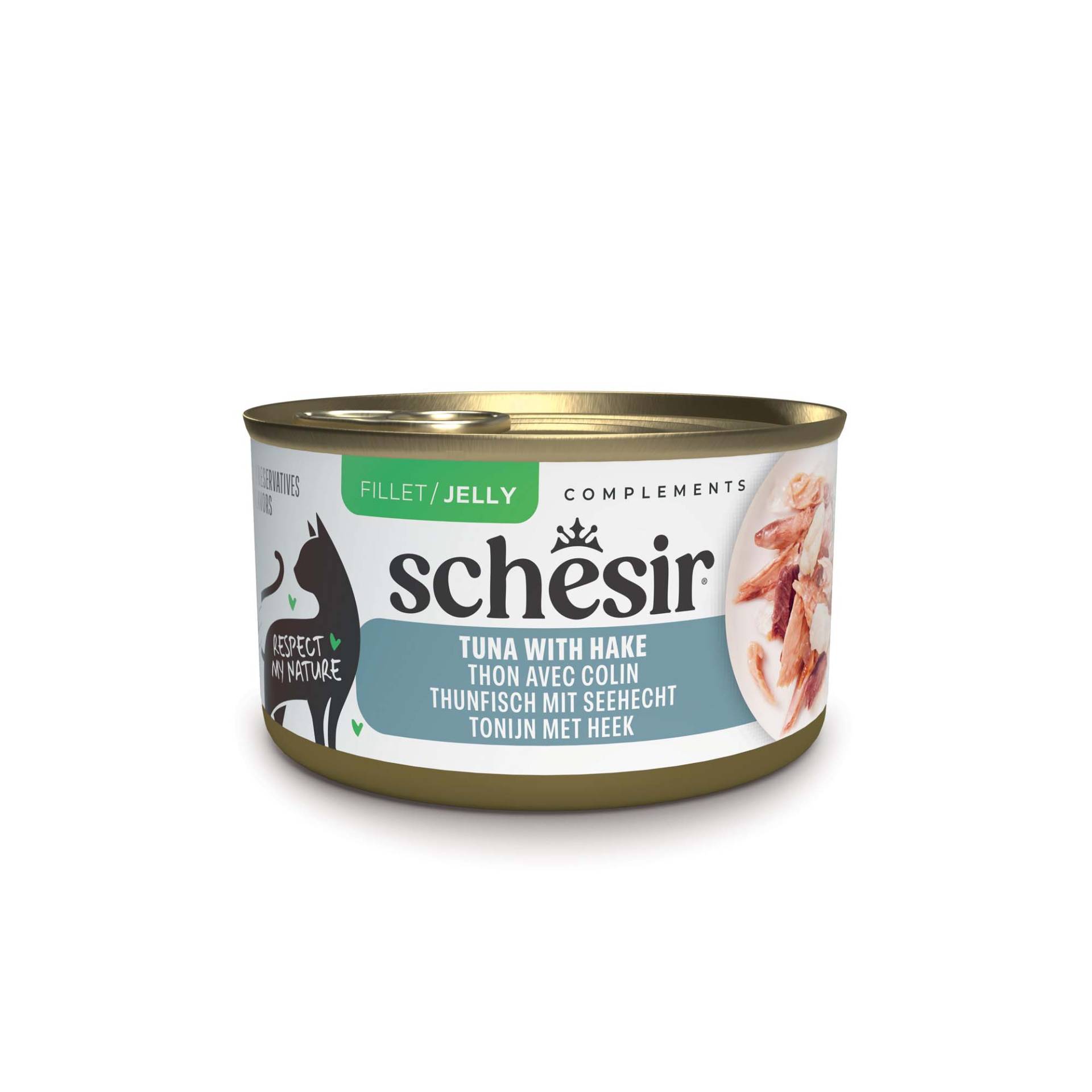 Schesir Complements in Gelee 12 x 70 g - Thunfisch mit Seehecht Schesir Complements in Gelee 12 x 70 g - Thunfisch mit Seehecht von Schesir