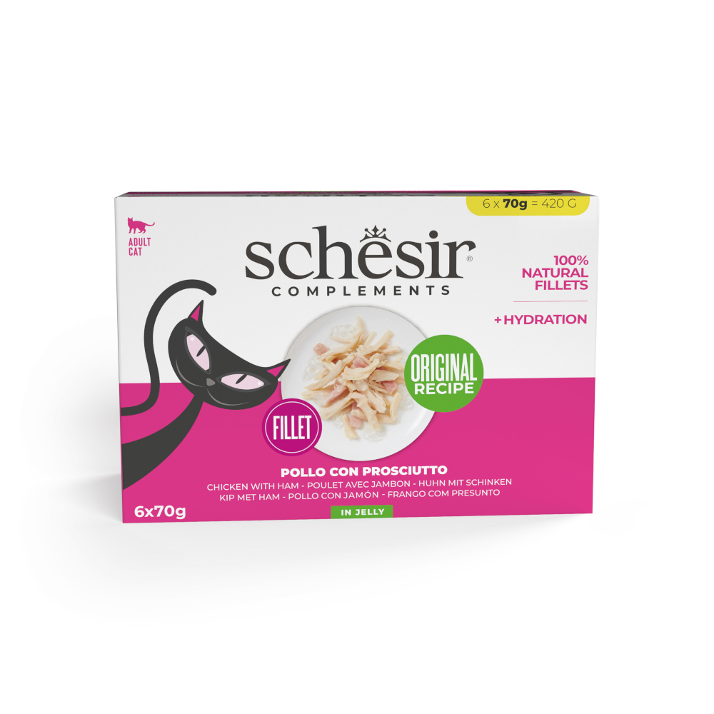 Schesir Complements in Gelee 6 x 70 g - Huhn mit Schinken Schesir Complements in Gelee 6 x 70 g - Huhn mit Schinken von Schesir
