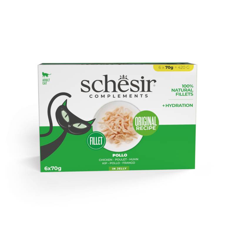 Schesir Complements in Gelee 6 x 70 g - Huhn von Schesir