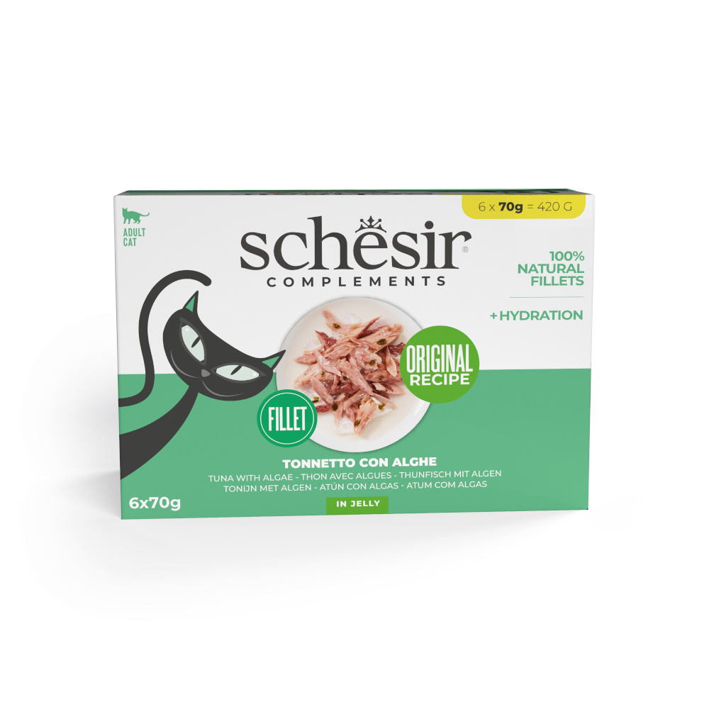Schesir Complements in Gelee 6 x 70 g - Thunfisch mit Algen Schesir Complements in Gelee 6 x 70 g - Thunfisch mit Algen von Schesir