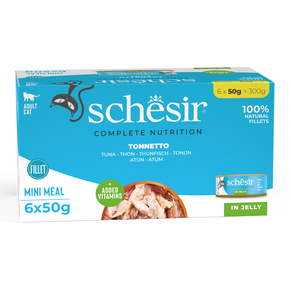 Schesir Complete Nutrition Filet in Gelee 6 x 50 g - Thunfisch Schesir Complete Nutrition Filet in Gelee 6 x 50 g - Thunfisch von Schesir