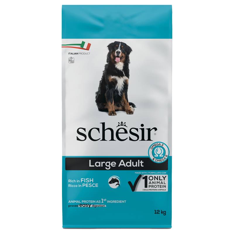 Schesir Dog Large Adult mit Fisch - Sparpaket: 2 x 12 kg Schesir Dog Large Adult mit Fisch - Sparpaket: 2 x 12 kg von Schesir